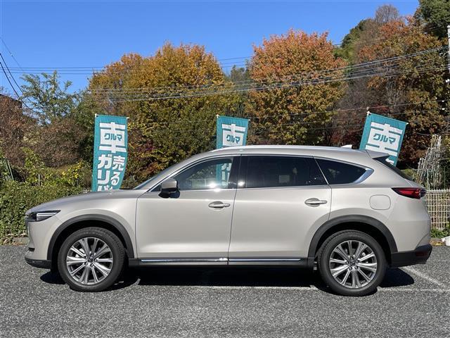 ＣＸ－８ ２５Ｔ　エクスクルーシブモード　１オーナー禁煙車　茶革シート　エアシート＆シートヒーター　ＢＯＳＥサウンド　純正ナビＴＶ　３６０度カメラ　前後ドラレコ　パワーバックドア　クリアランスソナー　純正１９インチＡＷ　ＬＥＤヘッドライト（33枚目）