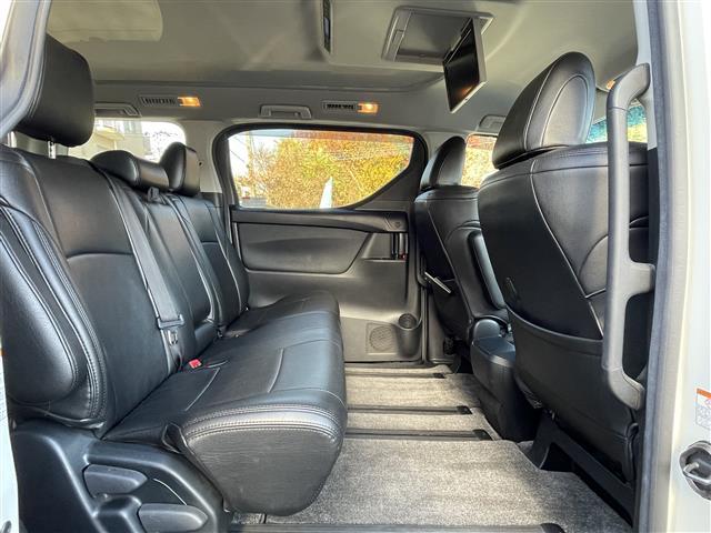 アルファード 2.5S 純正9型ナビTV+純正フリップダウンモニター バックカメラ ビルトインETC 両側パワースラドドア LEDヘッドライト 純正18インチアルミ クリアランスソナー プッシュスタート スマートキー(8枚目)