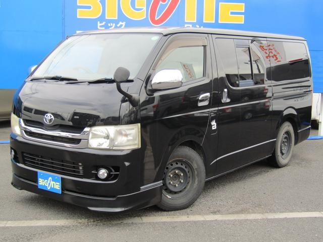 ハイエースバン ロングスーパーＧＬ　社外ナビゲーション　フルセグテレビ　ＥＴＣ　ＡＣ１００Ｖ　助手席エアバック　両側スライドドア　電動格納ミラー　キーレスエントリー（9枚目）
