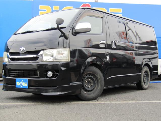 ハイエースバン ロングスーパーＧＬ　社外ナビゲーション　フルセグテレビ　ＥＴＣ　ＡＣ１００Ｖ　助手席エアバック　両側スライドドア　電動格納ミラー　キーレスエントリー（11枚目）