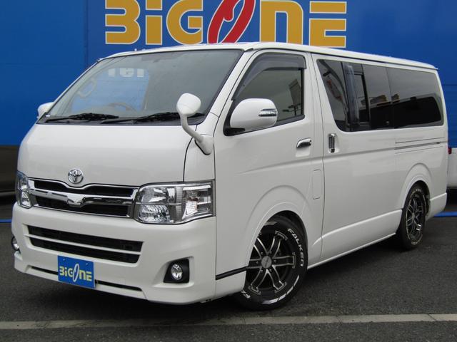 ハイエースバン ロングスーパーＧＬ　社外ナビゲーション　フルセグテレビ　バックカメラ　助手席エアバック　ベッドキット　ＥＴ　ＡＣ１００Ｖ　社外アルミホイール（10枚目）