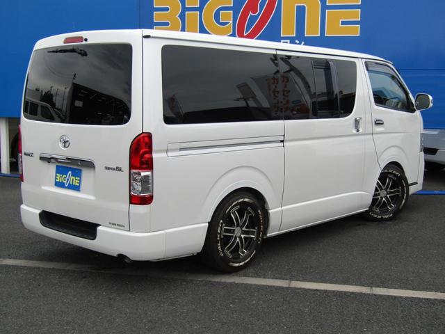 ハイエースバン ロングスーパーＧＬ　社外ナビゲーション　フルセグテレビ　バックカメラ　助手席エアバック　ベッドキット　ＥＴ　ＡＣ１００Ｖ　社外アルミホイール（37枚目）