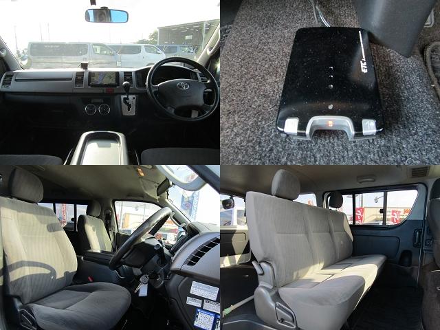 ハイエースバン ロングスーパーGL 純正ナビゲーション フルセグテレビ ブルートゥース バックカメラ ETC HIDヘッドライト 両側スライドドア 電動格納ミラー(3枚目)
