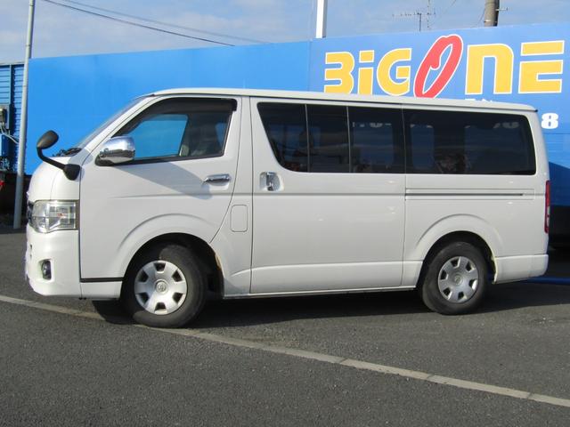 ハイエースバン ロングスーパーGL 純正ナビゲーション フルセグテレビ ブルートゥース バックカメラ ETC HIDヘッドライト 両側スライドドア 電動格納ミラー(7枚目)