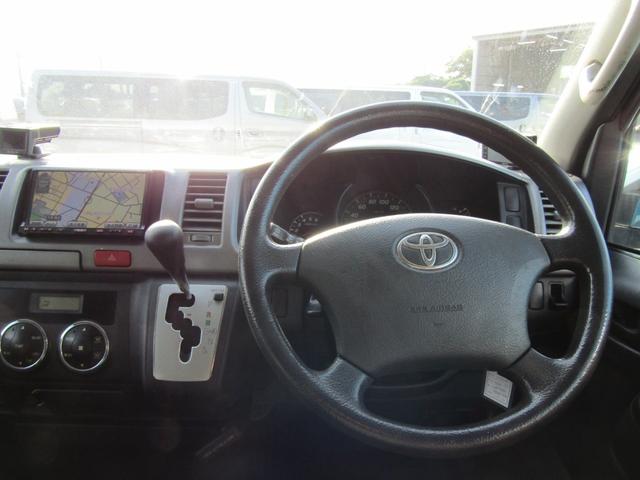 ハイエースバン ロングスーパーGL 純正ナビゲーション フルセグテレビ ブルートゥース バックカメラ ETC HIDヘッドライト 両側スライドドア 電動格納ミラー(23枚目)