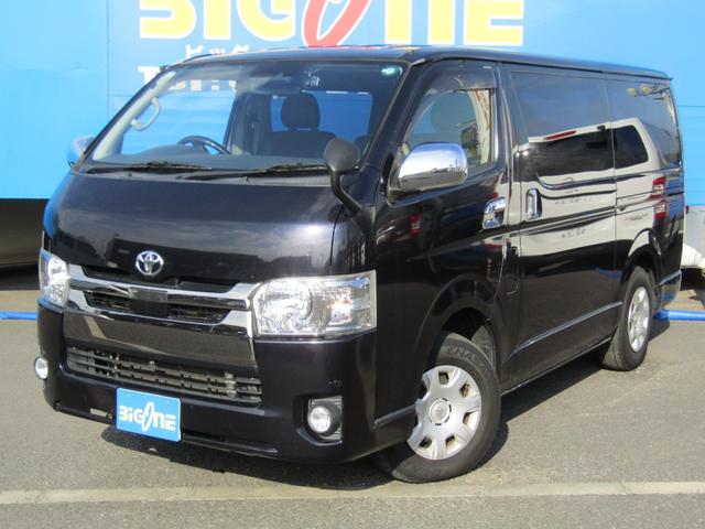 ハイエースバン スーパーGL ダークプライム 純正ナビゲーション フルセグテレビ バックカメラ ETC LEDヘッドライト 助手席エアバック AC100V 両側スライドドア(9枚目)