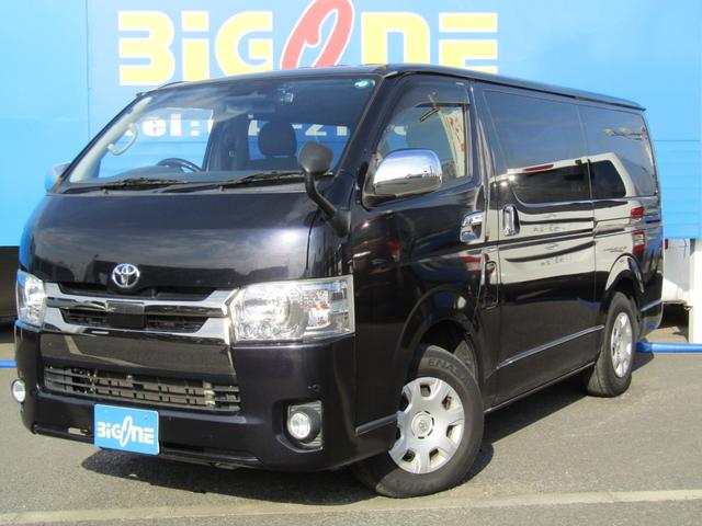 ハイエースバン スーパーGL ダークプライム 純正ナビゲーション フルセグテレビ バックカメラ ETC LEDヘッドライト 助手席エアバック AC100V 両側スライドドア(10枚目)