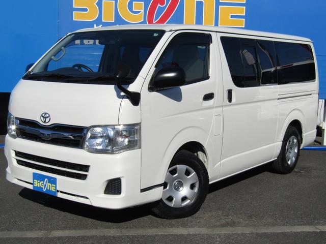 ハイエースバン ロングＤＸ　ＧＬパッケージ　純正ナビゲーション　ブルートゥース　ワンセグテレビ　ＥＴＣ　キーレスエントリー　電動格納ミラー　両側スライドドア　６人乗り（9枚目）