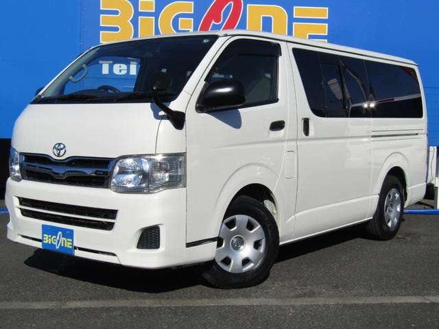 ハイエースバン ロングＤＸ　ＧＬパッケージ　純正ナビゲーション　ブルートゥース　ワンセグテレビ　ＥＴＣ　キーレスエントリー　電動格納ミラー　両側スライドドア　６人乗り（10枚目）