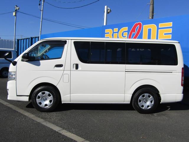 ハイエースバン ロングＤＸ　ＧＬパッケージ　純正ナビゲーション　ブルートゥース　ワンセグテレビ　ＥＴＣ　キーレスエントリー　電動格納ミラー　両側スライドドア　６人乗り（17枚目）