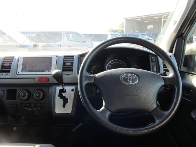 ハイエースバン ロングＤＸ　ＧＬパッケージ　純正ナビゲーション　ブルートゥース　ワンセグテレビ　ＥＴＣ　キーレスエントリー　電動格納ミラー　両側スライドドア　６人乗り（23枚目）