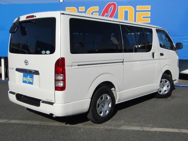 ハイエースバン ロングＤＸ　ＧＬパッケージ　純正ナビゲーション　ブルートゥース　ワンセグテレビ　ＥＴＣ　キーレスエントリー　電動格納ミラー　両側スライドドア　６人乗り（37枚目）