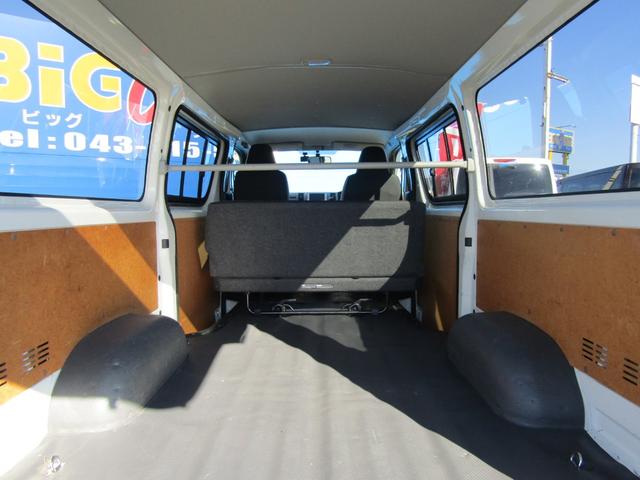 ハイエースバン ロングＤＸ　ＧＬパッケージ　純正ナビゲーション　ブルートゥース　ワンセグテレビ　ＥＴＣ　キーレスエントリー　電動格納ミラー　両側スライドドア　６人乗り（44枚目）