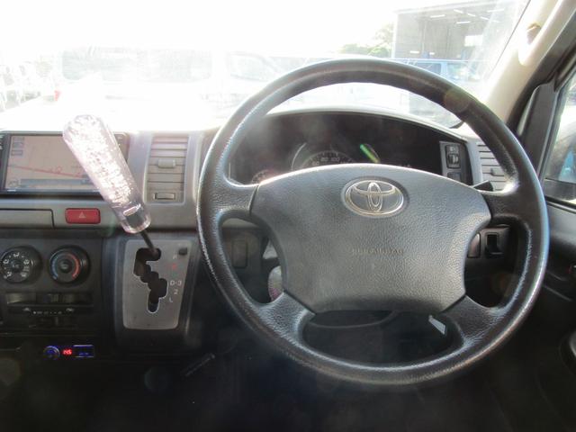 ハイエースバン ロングスーパーGL 社外ナビゲーション ワンセグテレビ ETC バックカメラ 助手席エアバック 両側スライドドア 電動格納ミラー キーレスエントリー(23枚目)