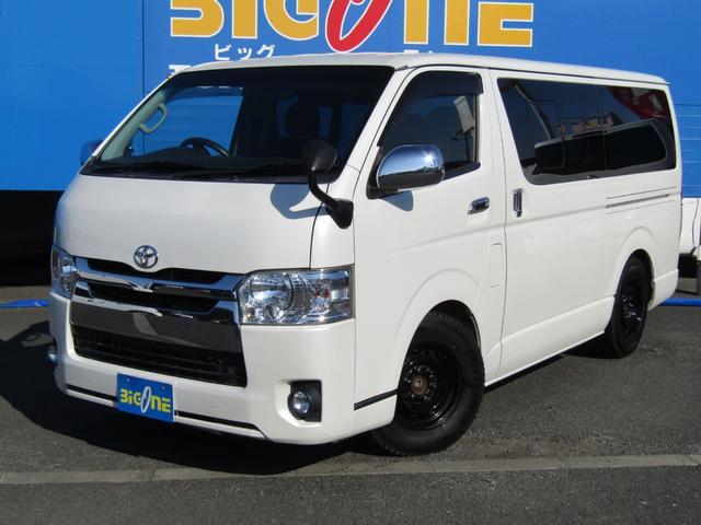 ハイエースバン ロングスーパーＧＬ　社外ナビゲーション　フルセグテレビ　ブルートゥース　バックカメラ　ＥＴＣ　ＡＣ１００Ｖ　助手席エアバック　両側スライドドア（9枚目）