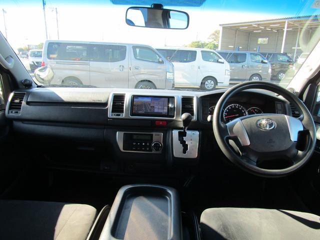 ハイエースバン ロングスーパーＧＬ　社外ナビゲーション　フルセグテレビ　ブルートゥース　バックカメラ　ＥＴＣ　ＡＣ１００Ｖ　助手席エアバック　両側スライドドア（22枚目）