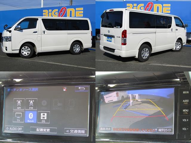 ハイエースバン スーパーGL ダークプライム 純正ナビゲーション バックカメラ フルセグテレビ ETC 両側スライドドア 電動格納ミラー スマートキー LEDヘッドライト(2枚目)