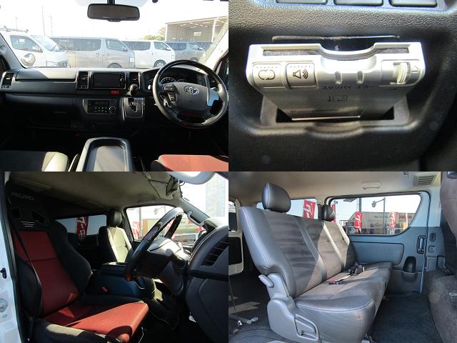 ハイエースバン スーパーGL ダークプライム 純正ナビゲーション フルセグテレビ ETC バックカメラ 両側パワースライドドア 電動格納ミラー AC100V LEDヘッドライト(3枚目)