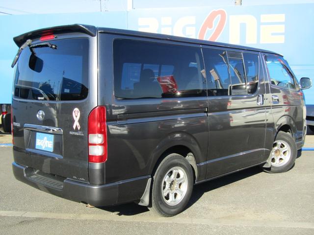 ハイエースバン ロングスーパーGL キーレスエントリー 両側スライドドア 電動格納ミラー フォグランプ ETC リアエアコン パワーウインドウ 社外アルミホール(34枚目)