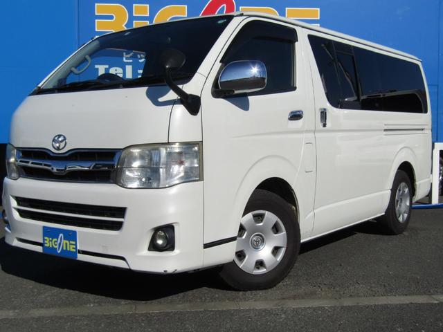 ハイエースバン ロングスーパーGL 純正ナビゲーション フルセグテレビ ブルートゥース バックカメラ ETC HIDヘッドライト 両側スライドドア キーレスエントリー(10枚目)