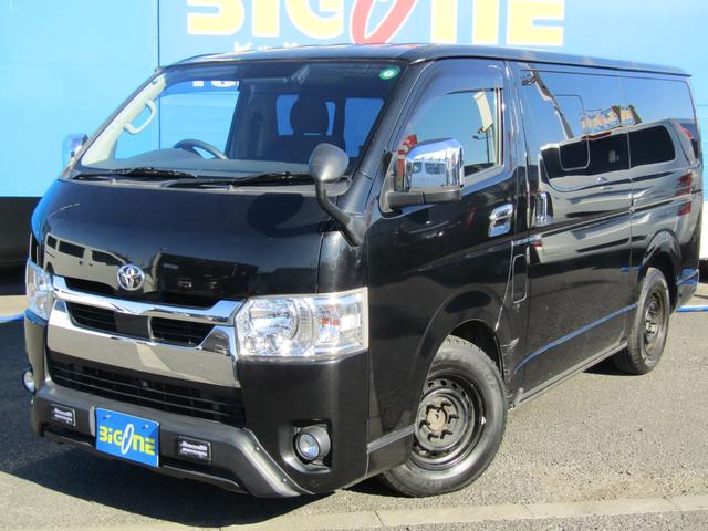 ハイエースバン ロングスーパーGL 純正ナビゲーション フルセグテレビ ブルートゥース パノラミックビュー LEDヘッドライト ETC 両側スライドドア スマートキー(9枚目)