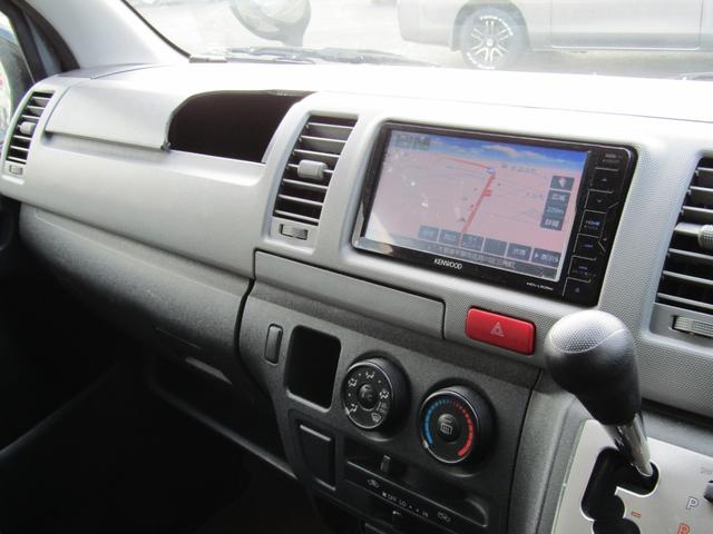 ハイエースバン ロングDX GLパッケージ 社外ナビゲーション フルセグテレビ ブルートゥース ETC 両側スライドドア 6人乗り キーレスエントリー オールペイント(34枚目)