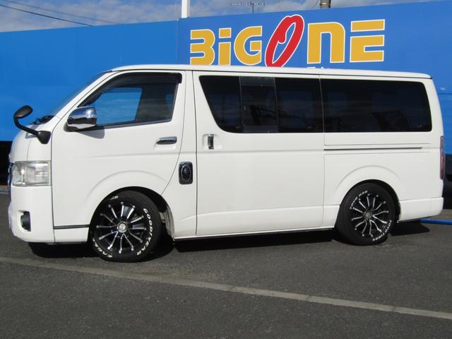 ハイエースバン ロングスーパーGL 4型フェイス 純正ナビゲーション フルセグテレビ バックカメラ 社外アルミホイール 両側スライドドア 電動格納ミラー キーレスエントリー(7枚目)