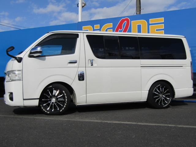 ハイエースバン ロングスーパーGL 4型フェイス 純正ナビゲーション フルセグテレビ バックカメラ 社外アルミホイール 両側スライドドア 電動格納ミラー キーレスエントリー(8枚目)