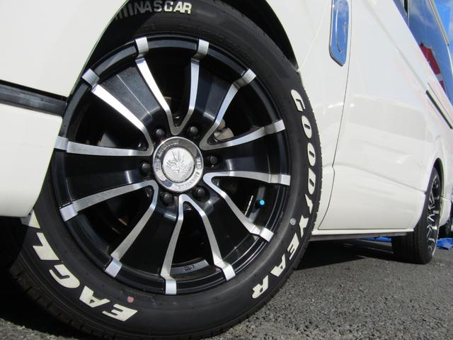 ハイエースバン ロングスーパーGL 4型フェイス 純正ナビゲーション フルセグテレビ バックカメラ 社外アルミホイール 両側スライドドア 電動格納ミラー キーレスエントリー(16枚目)