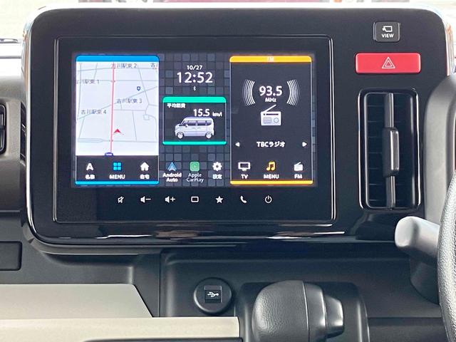 スペーシア ハイブリッドG 全方位モニター付きメモリーナビ 両側スライドドア クリアランスソナー 衝突被害軽減システム オートライト LEDヘッドランプ スマートキー アイドリングストップ 電動格納ミラー 盗難防止システム(4枚目)