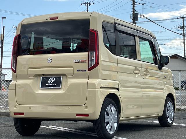 スペーシア ハイブリッドG 全方位モニター付きメモリーナビ 両側スライドドア クリアランスソナー 衝突被害軽減システム オートライト LEDヘッドランプ スマートキー アイドリングストップ 電動格納ミラー 盗難防止システム(12枚目)