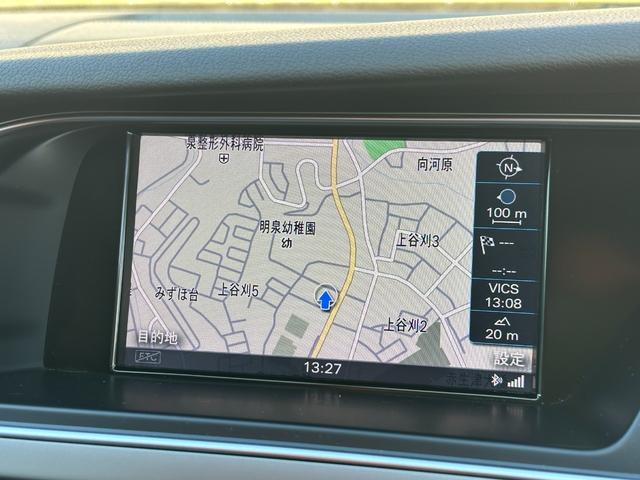 Ａ４アバント ２．０ＴＦＳＩ　クワトロ／４ＷＤ／純正ナビ／バックカメラ／ＥＴＣ／クリアランスソナー／パワーシート／シートヒーター／１７インチ純正アルミホイール／スマートキー／プッシュスタート／電動格納ミラー／アイドリングストップ（10枚目）
