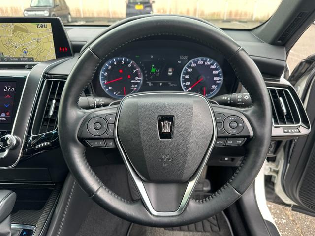 クラウン RS アドバンス サンルーフ/TRDエアロ/フルレザー/純正ナビ/フルセグTV/ヘッドアップディスプレイ/ブラインドスポットモニター/ベンチレーション/シートヒーター/ステアリングヒーター/ワンオーナー/シートメモリー(32枚目)