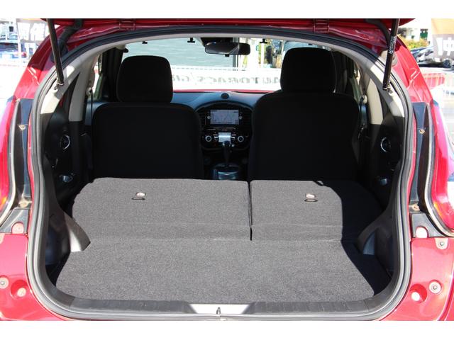 ジューク １５ＲＸ　Ｖセレクション　バックカメラ　レーンアシスト　衝突被害軽減システム　ナビ　ＴＶ　オートライト　アルミホイール　スマートキー　アイドリングストップ　電動格納ミラー　ＣＶＴ　盗難防止システム　衝突安全ボディ　ＣＤ（38枚目）