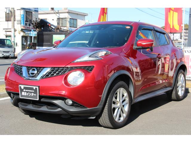 ジューク １５ＲＸ　Ｖセレクション　バックカメラ　レーンアシスト　衝突被害軽減システム　ナビ　ＴＶ　オートライト　アルミホイール　スマートキー　アイドリングストップ　電動格納ミラー　ＣＶＴ　盗難防止システム　衝突安全ボディ　ＣＤ（47枚目）