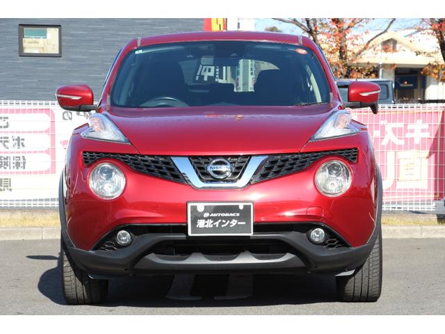 ジューク １５ＲＸ　Ｖセレクション　バックカメラ　レーンアシスト　衝突被害軽減システム　ナビ　ＴＶ　オートライト　アルミホイール　スマートキー　アイドリングストップ　電動格納ミラー　ＣＶＴ　盗難防止システム　衝突安全ボディ　ＣＤ（48枚目）