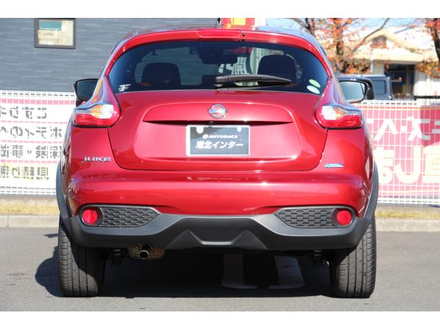 ジューク １５ＲＸ　Ｖセレクション　バックカメラ　レーンアシスト　衝突被害軽減システム　ナビ　ＴＶ　オートライト　アルミホイール　スマートキー　アイドリングストップ　電動格納ミラー　ＣＶＴ　盗難防止システム　衝突安全ボディ　ＣＤ（52枚目）