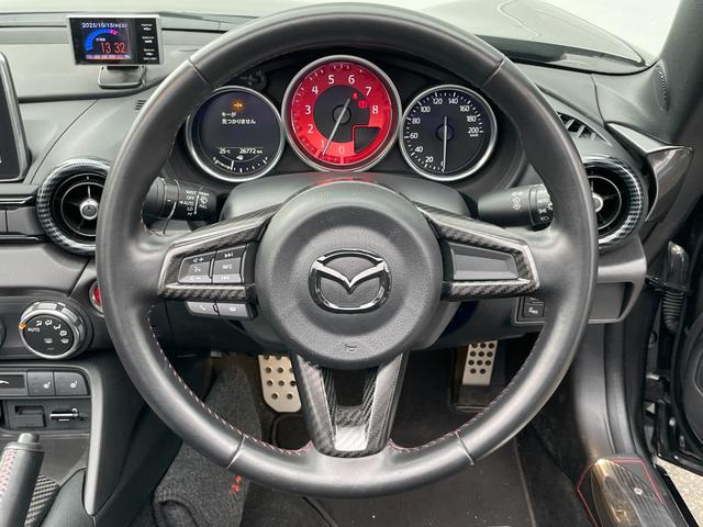ロードスターＲＦ ＲＳ　オープンカー　ドライブレコーダー　ＥＴＣ　バックカメラ　ナビ　ＴＶ　レーンアシスト　オートライト　ＬＥＤヘッドランプ　ＭＴ　スマートキー　アイドリングストップ　シートヒーター　アルミホイール（3枚目）