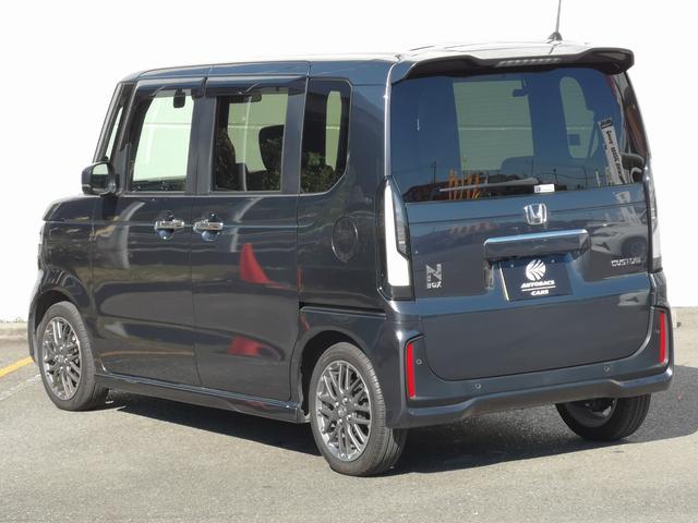 N-BOXカスタム ターボ ワンオーナー ドライブレコーダー ETC 全方位カメラ 両側電動スライドドア ナビ TV クリアランスソナー 追従クルコン レーンアシスト 衝突被害軽減システム オートライト LEDヘッドランプ(19枚目)
