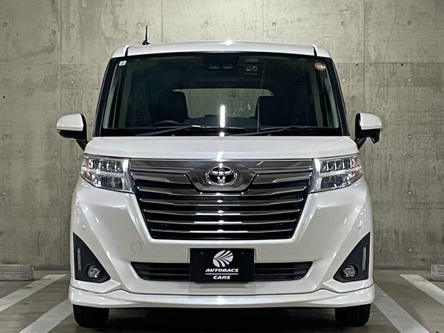 ルーミー カスタムG ユーザー買取車 クルーズコントロール 衝突回避支援ブレーキ オートハイビーム コーナーセンサー 両側パワースライドドア LEDヘッドライト オートライト 純正ナビ TV バックカメラ ETC(15枚目)