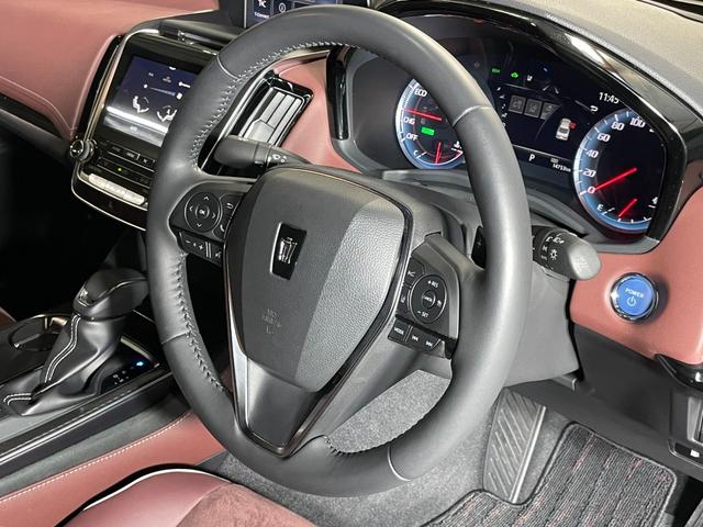 クラウンハイブリッド RSアドバンス モデリスタエアロ・マフラー ムーンルーフ 純正ナビ TV バックカメラ ETC2.0 プリクラッシュセーフティ ブラインドスポットモニター レーダークルーズコントロール パワーシート シートヒーター(52枚目)