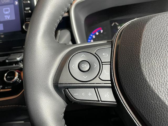 カローラスポーツ ハイブリッドG スタイルパッケージ ユーザー買取車 9インチディスプレイオーディオ プリクラッシュセーフティ オートマチックハイビーム レーダークルーズコントロール 純正ナビ TV バックカメラ ETC ステアリングヒーター(9枚目)