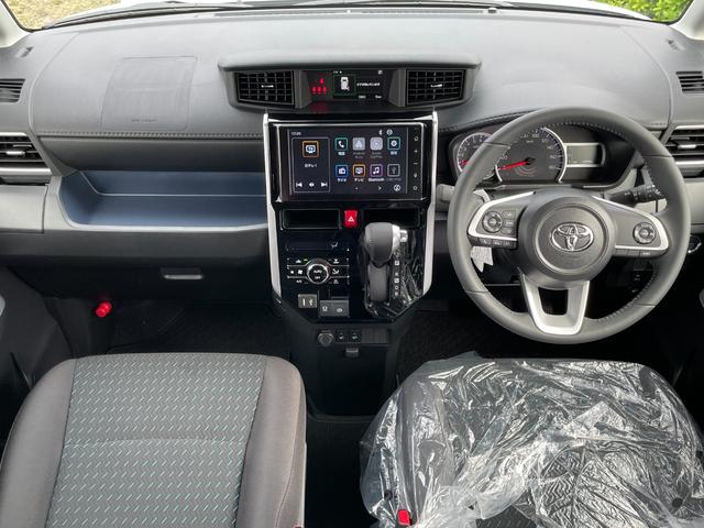 ルーミー カスタムG-T ワンオーナー GRエアロパーツセットLED付き ディスプレイオーディオ マット フルセグTV 全方位カメラ ETC2.0 両側パワースライドドア 衝突被害軽減ブレーキ 追従クルコン 運助シートヒーター(2枚目)