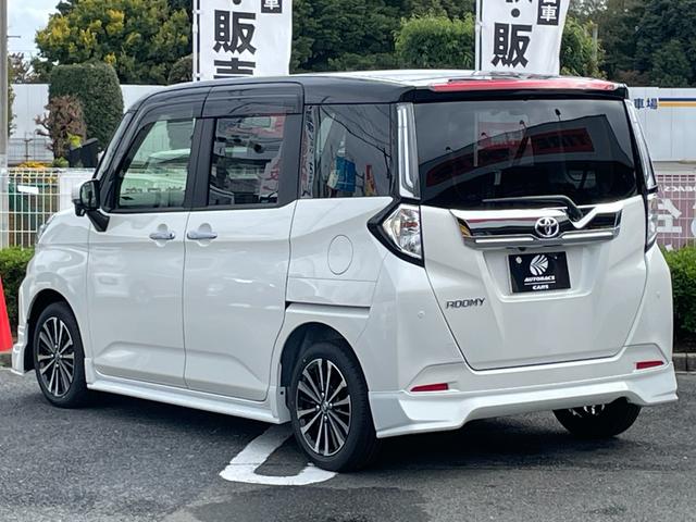 ルーミー カスタムG-T ワンオーナー GRエアロパーツセットLED付き ディスプレイオーディオ マット フルセグTV 全方位カメラ ETC2.0 両側パワースライドドア 衝突被害軽減ブレーキ 追従クルコン 運助シートヒーター(19枚目)