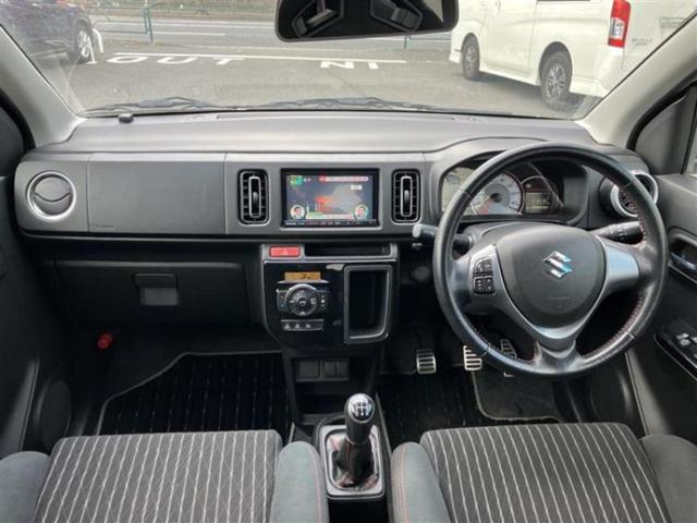 アルトワークス ヒョウジュン　保証書／純正　ＳＤナビ／パーキングアシスト　バックガイド／ヘッドランプ　ＬＥＤ／ＵＳＢジャック／Ｂｌｕｅｔｏｏｔｈ接続／ＥＴＣ／ＥＢＤ付ＡＢＳ／横滑り防止装置／バックモニター　バックカメラ　ＤＶＤ再生（4枚目）