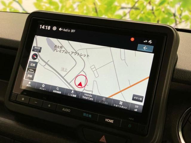 Ｎ－ＢＯＸカスタム ターボ　新品タイヤ／保証書／純正　８インチ　ＳＤナビ／両側電動スライドドア／シートヒーター　前席／車線逸脱防止支援システム／シート　ハーフレザー／ヘッドランプ　ＬＥＤ／ＵＳＢジャック　ＬＥＤヘッドランプ（10枚目）