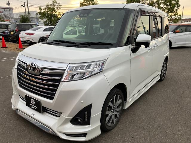 ルーミー カスタムＧ－Ｔ　ナビ　モデリスタエアロ　両側電動スライドドア　シートヒーター　クリアランスソナー　ＥＴＣ　バックカメラ　ＬＥＤヘッドライト（5枚目）