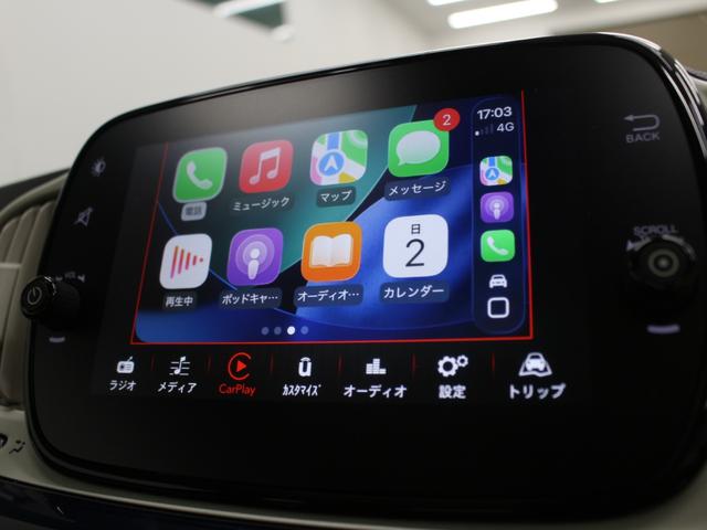 500 ザッフィロ 限定車 レザーシート ガラスルーフ ディスプレイオーディオ カープレイ Bluetooth USB入力 ETC HIDヘッドライト 純正AW Bソナー オートエアコン アイドリングストップ(10枚目)