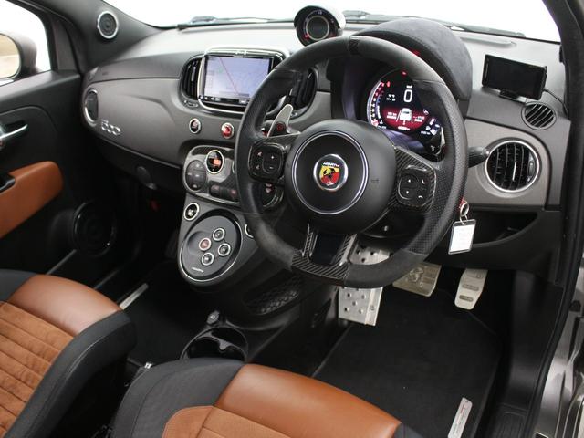 アバルト５９５ コンペティツィオーネ　フルセグナビ　Ｂｌｕｅｔｏｏｔｈ　ＵＳＢ入力　ＥＴＣ　オートＡＣ　Ｂカメラ　パドルシフト　ＴＦＴメーター　サベルトスポーツシート　レコードモンツァマフラー　ＨＩＤライト　純正ＡＷ　Ｂソナー　後期モデル（9枚目）