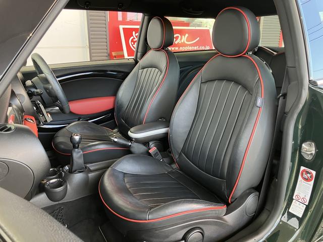 MINI ジョンクーパWワールドチャンピオンシップ50 国内限定10台 6MT R56 限定色コンナットグリーン サイン入りボンネットストライプ レザーシート JCW専用エアロ 専用17インチAW アルカンターラステアリング ETC レーダー探知機(7枚目)